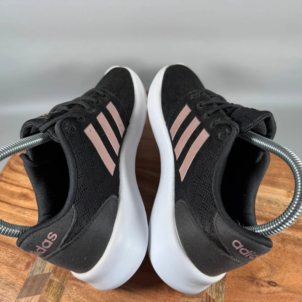 Adidas Women’s Cloudfoam Black & Rose Gold Casual Sneaker